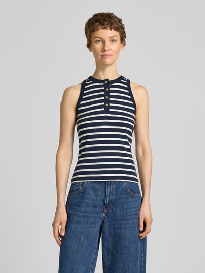 Tommy Hilfiger Slim Fit T-Shirt aus reiner Baumwolle  Marine 4