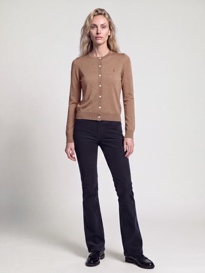 Polo Ralph Lauren Cardigan aus Wolle mit Logo-Stitching Camel 1