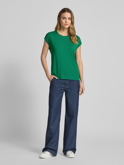 Tom Tailor Denim Loose fit T-shirt van soepele viscosemix Groen - 1