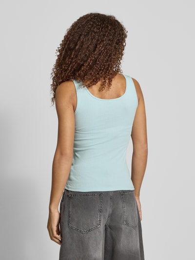 PIECES Slim Fit Tank Top aus Baumwoll-Mix Modell 'KITTE' Hellblau 5