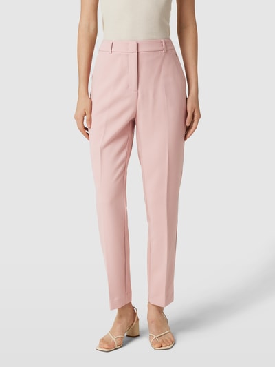 comma Stoffhose mit Bügelfalten Rosa 4