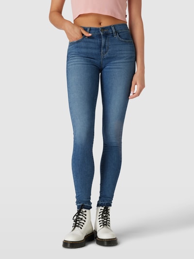 Levi's® Jeans mit ausgefransten Beinabschlüssen Modell '710' Jeansblau 4