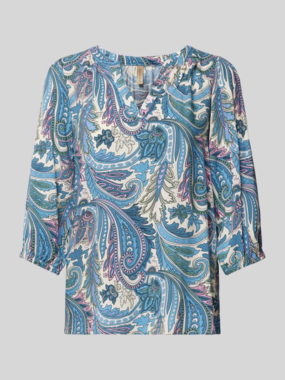 Soyaconcept Bluse mit Paisley-Muster Modell 'Donia' Blau 2