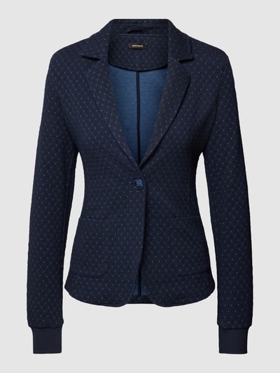 More & More Blazer met all-over motief Marineblauw - 2