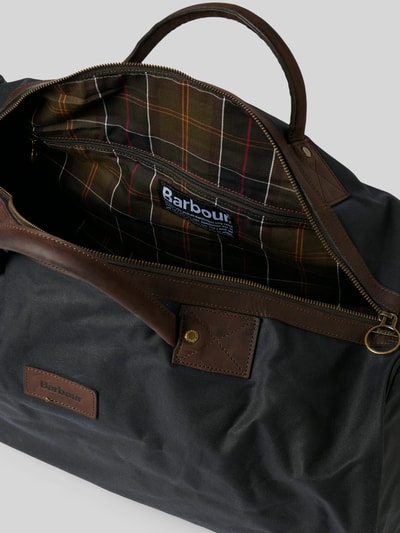 Barbour Torba weekendowa z naszywką z logo Granatowy 5