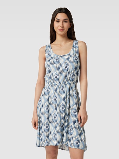 Only Knielange jurk met all-over motief Jeans - 4