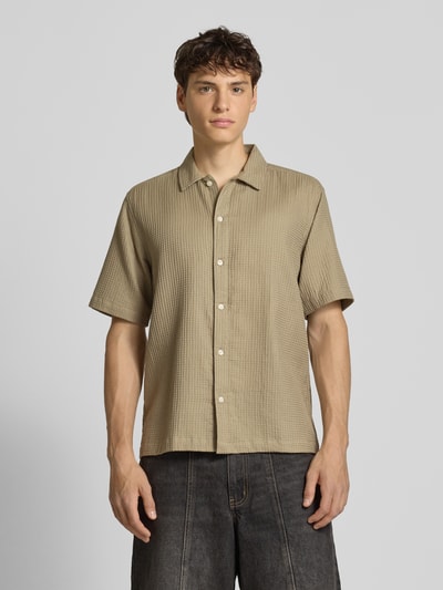 Only & Sons Regular fit vrijetijdsoverhemd van puur katoen Zwart - 4