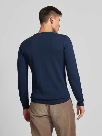 Matinique Pullover mit Label-Detail Modell 'Jones' Marine 5