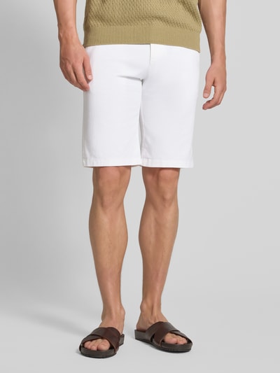 Tom Tailor Slim Fit Chinoshorts aus Baumwoll-Mix Weiss 4