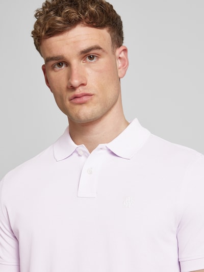 MCNEAL Poloshirt met labelstitching  Paars - 3