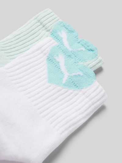 Puma Socken mit Stretch-Anteil Modell 'HEART' Mint 2