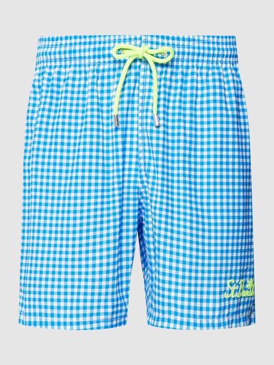 MC2 Saint Barth Badehose mit Allover-Muster Modell 'GUSTAVIA' Blau 1