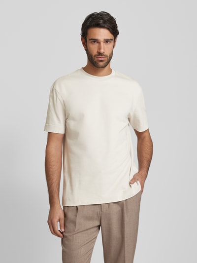 JOOP! Collection T-Shirt mit Label-Detail Modell 'Achilleas' Beige 4