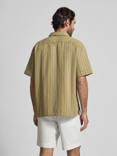 MCNEAL Vrijetijdsoverhemd met reverskraag Rietgroen - 5