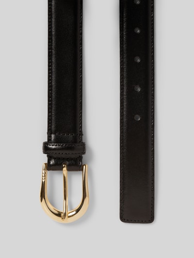 BOSS Ledergürtel mit Dornschließe Modell 'Carol' Black 3