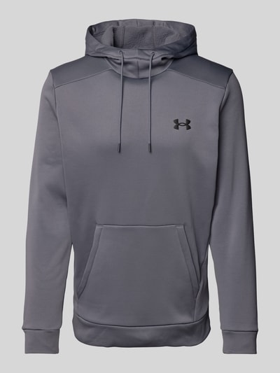 Under Armour Bluza z kapturem z nadrukiem z logo Antracytowy 2