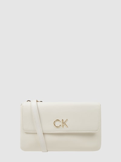 CK Calvin Klein Crossbodytas in leerlook   Ecru - 2