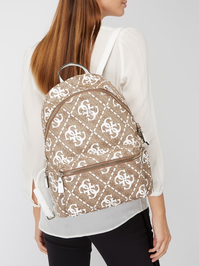 Guess Rucksack mit Logo-Muster  Weiss 1