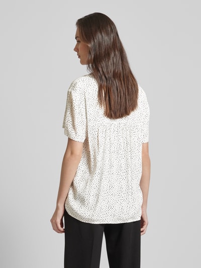 Esprit Bluse mit Allover-Muster Offwhite 5