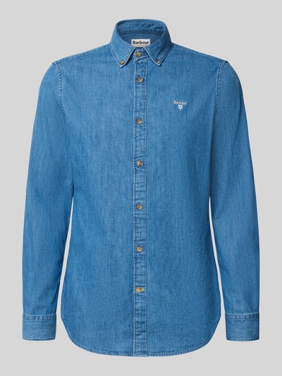 Barbour Slim Fit Jeanshemd aus reiner Baumwolle Jeansblau 2