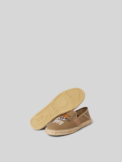 Kenzo Espadrilles mit Label-Stitching Beige 5