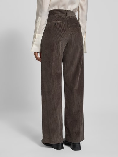 Weekend Max Mara Wide Leg Cordhose aus reiner Baumwolle Modell 'TANIA' Schoko 5