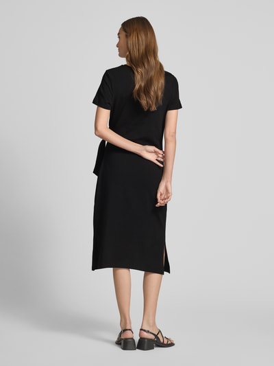 s.Oliver RED LABEL Nauwsluitende midi-jurk van katoenmix Zwart - 5
