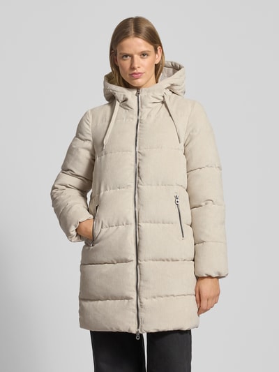 Only Płaszcz pikowany o kroju regular fit ze sztruksu model ‘DOLLY’ Piaskowy 4