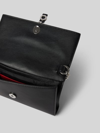 HUGO Clutch met labelapplicatie, model 'Mel' Zwart - 5