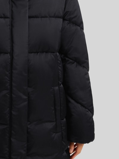 BOSS Płaszcz pikowany o kroju regular fit z wodoodpornego materiału model ‘PETRANO’ Granatowy 6