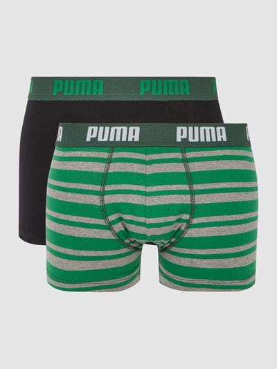 Puma Trunks mit Stretch-Anteil im 2er-Pack Gruen 1