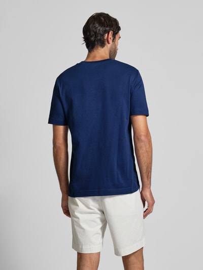 Marc O'Polo Regular Fit T-Shirt aus reiner Baumwolle Royal 5
