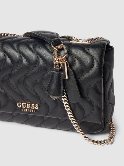 Guess Handtasche mit Strukturmuster Modell 'ECO' Black 3