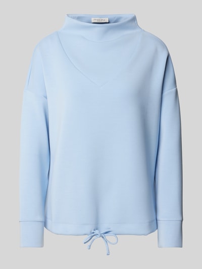 Christian Berg Woman Sweatshirt mit Turtleneck Bleu 2