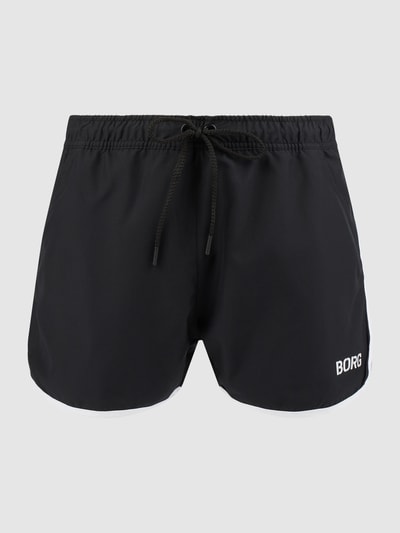 Björn Borg Badehose mit Logo-Print  Schwarz 2