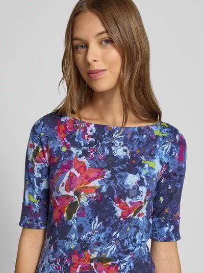 Lauren Ralph Lauren T-shirt met 1/2-mouwen, model 'JUDY' Bleu gemêleerd - 3