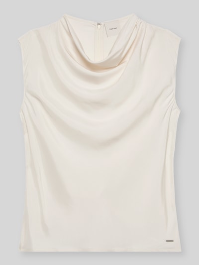 Calvin Klein Womenswear Regular Fit Blusentop aus Viskose Sand 2