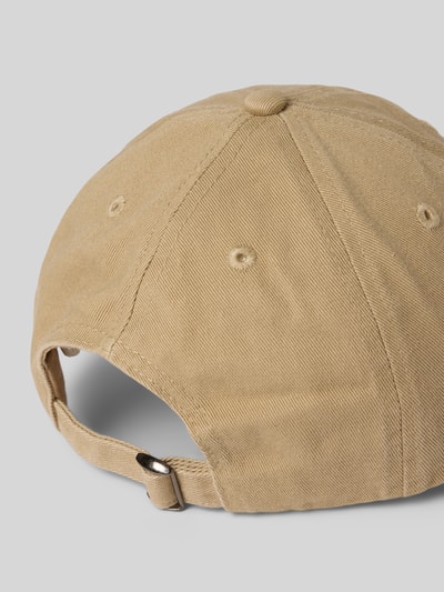 Wood Wood Baseballpet met logostitching, model 'Eli' Beige - 3