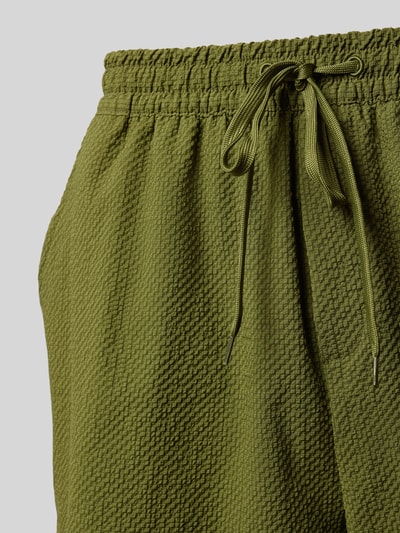 Les Deux Regular Fit Badehose mit Strukturmuster Modell 'Stan' Gruen 2