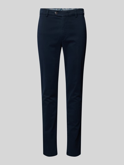 Mmx Stoffen broek met Franse steekzakken, model 'LUPUS' Marineblauw - 2