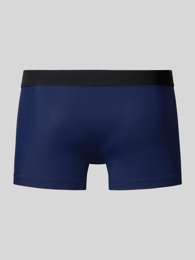 HOM Boxershort met elastische logoband in een set van 3 stuks Marineblauw - 3