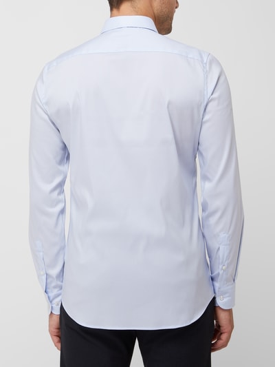 Eterna Slim Fit Business-Hemd aus Twill  Bleu 5