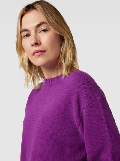 JAKE*S STUDIO WOMAN Strickpullover mit überschnittenen Schultern Violett 3