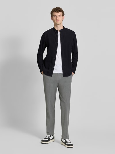 Tom Tailor Denim Regular Fit Cordhemd aus reiner Baumwolle Black 1