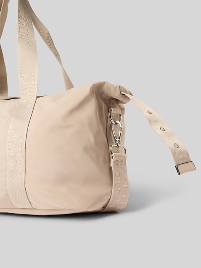 STUDIO BERLIN Weekender mit Logo-Patch Modell 'Pankow' Sand 3