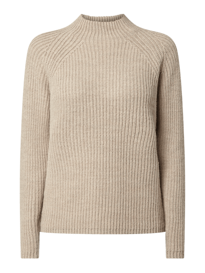 Jake*s Casual Pullover met raglanmouwen Camel - 2