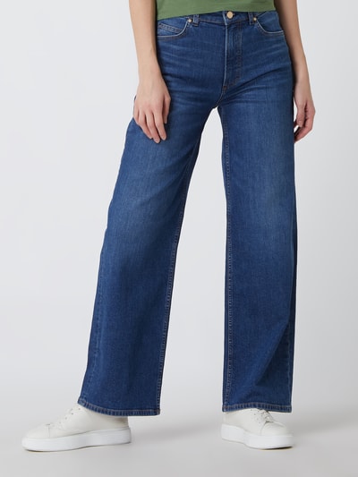 Marc O'Polo Denim Wide Leg Jeans mit Stretch-Anteil Modell 'Tomma' Jeansblau 4