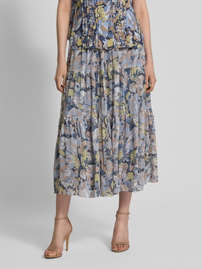 Lauren Ralph Lauren Maxirock im Stufen-Look Modell 'PAULDINA' Blau 4