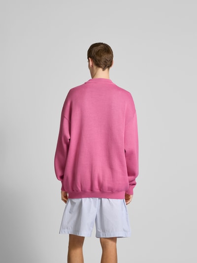 VETEMENTS Oversized Pullover mit Woll-Anteil Pink 5