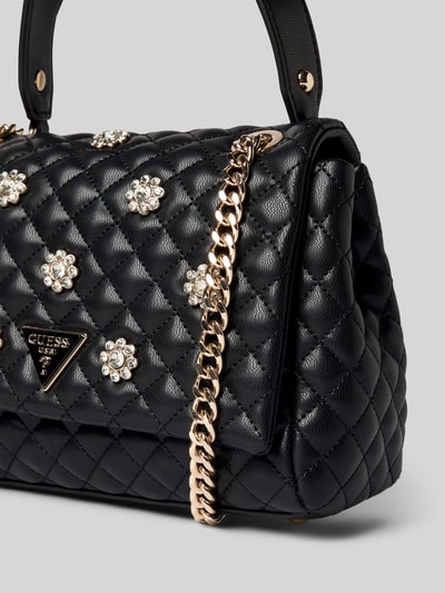 Guess Handtasche mit Steppnähten Modell 'EVERLEE' Black 3
